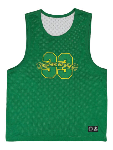 Chrome Hearts mesh-panel jersey vest