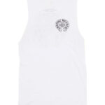 Chrome Hearts horseshoe-motif ribbed tank top