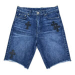 Chrome Hearts patch-detail denim shorts