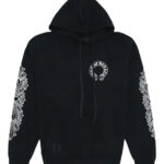 Chrome Hearts Hearts Horse Shoe Floral long-sleeve hoodie
