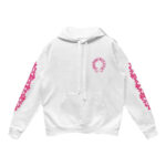 Chrome Hearts horseshoe-logo graphic hoodie