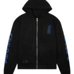 Chrome Hearts zip-up thermal hoodie